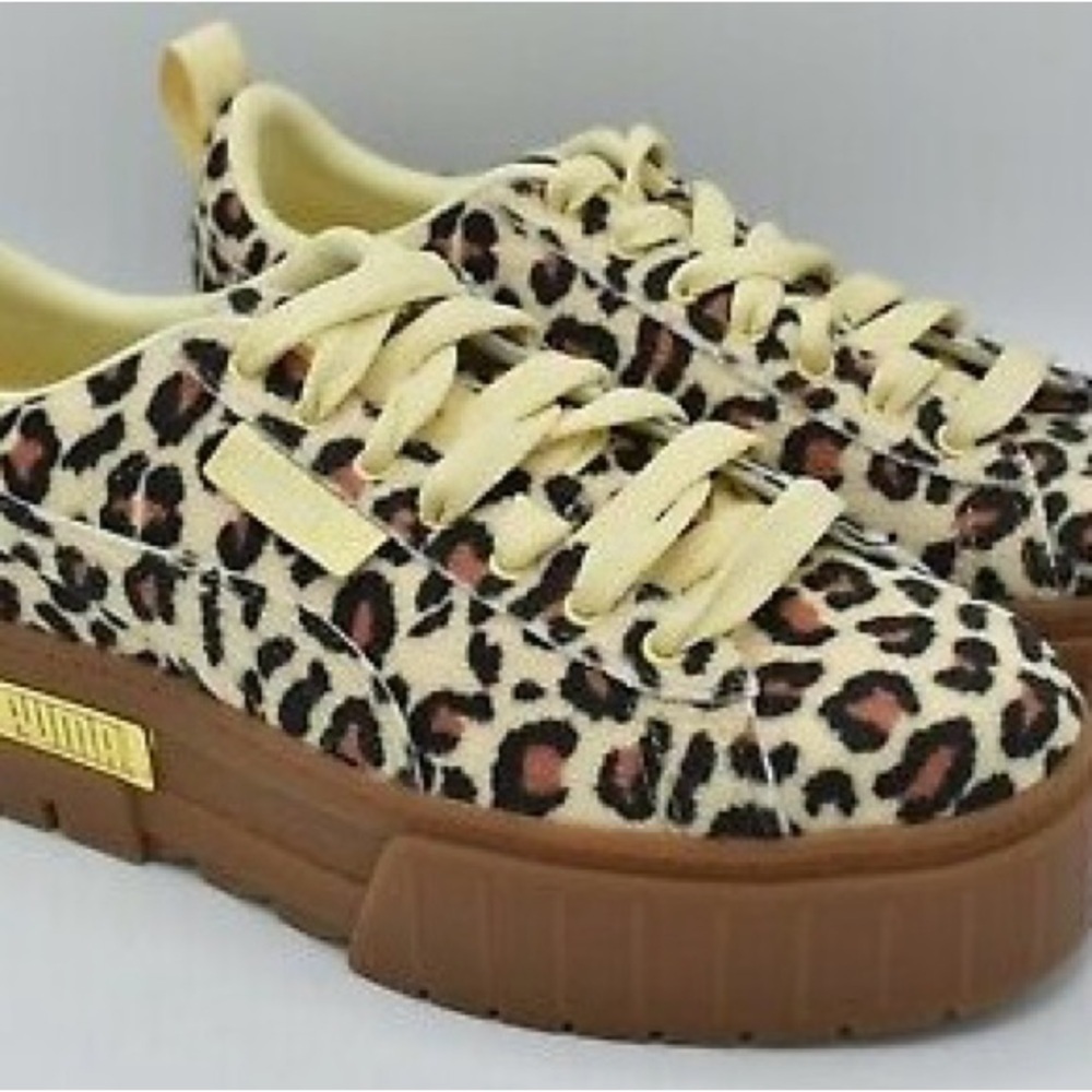 Puma Womens Mayze Leopard Platform   Sneakers Shoes Casual Size:7.5 - Picture 8 of 8